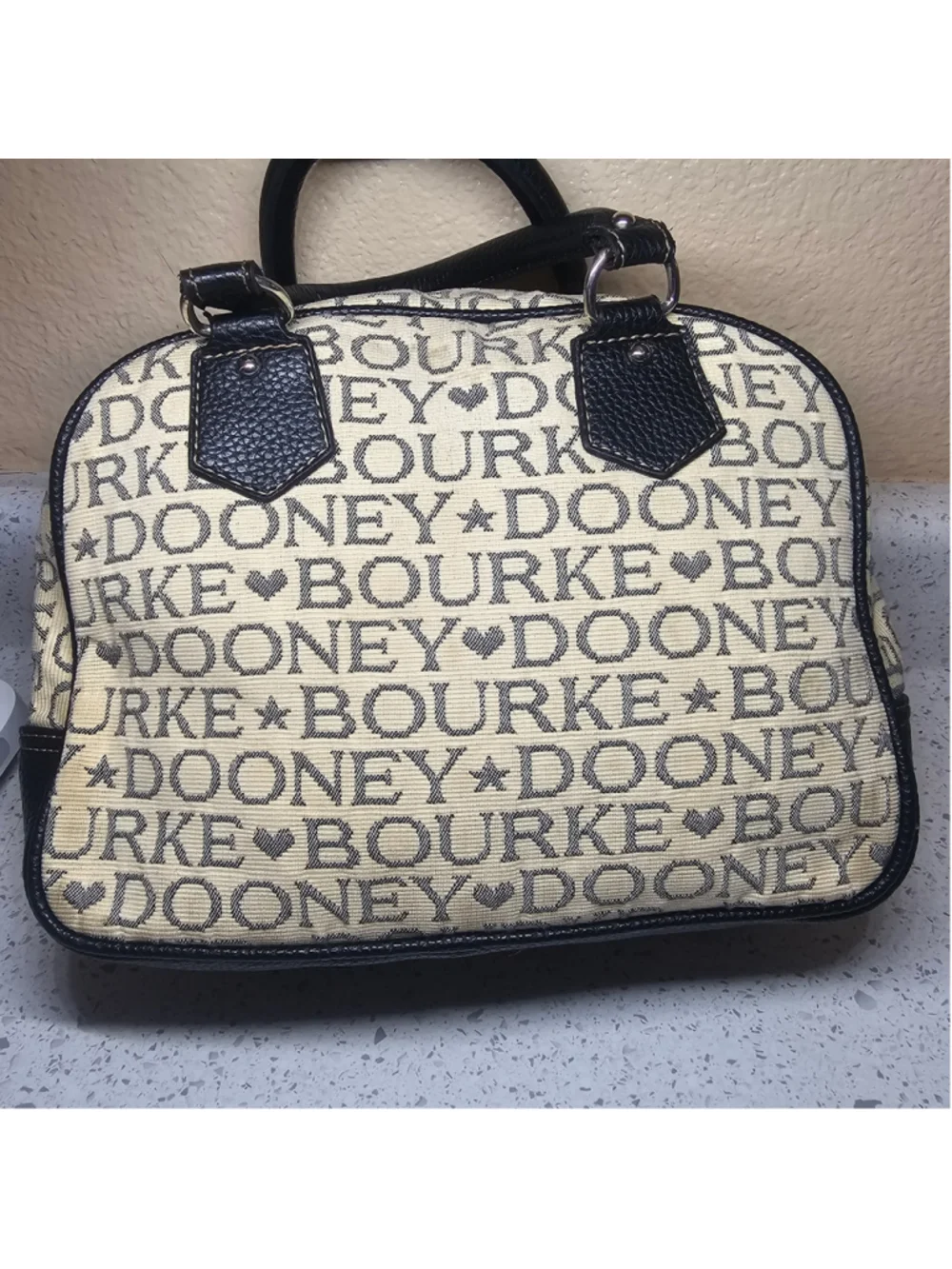 Dooney & Bourke Signature Monogram Satchel Bag